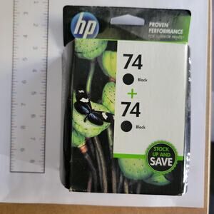 HP 74 Black Ink Cartridge Twin Pack Liquid Ink 74+74 Compatible Printers China
